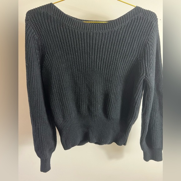 Black Knit Sweater - Picture 2 of 5